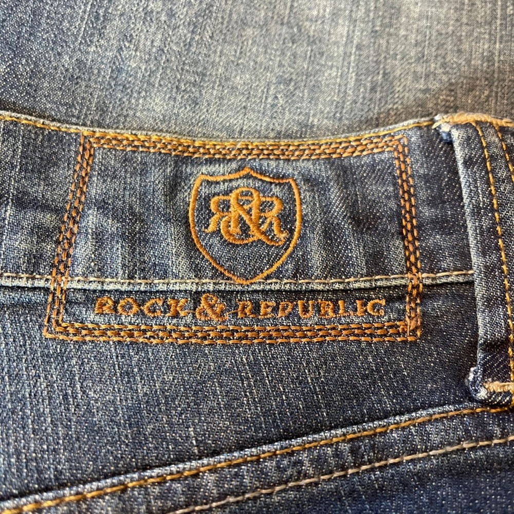 Rock & Republic Men's Neil Straight Leg Dark Wash Denim Jeans 33x32 - Picture 11 of 11